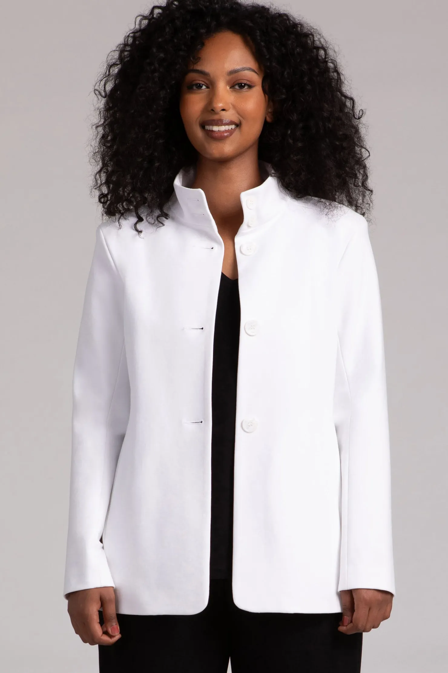 Sympli Jackets & Coats>Ponte Expedition Jacket White