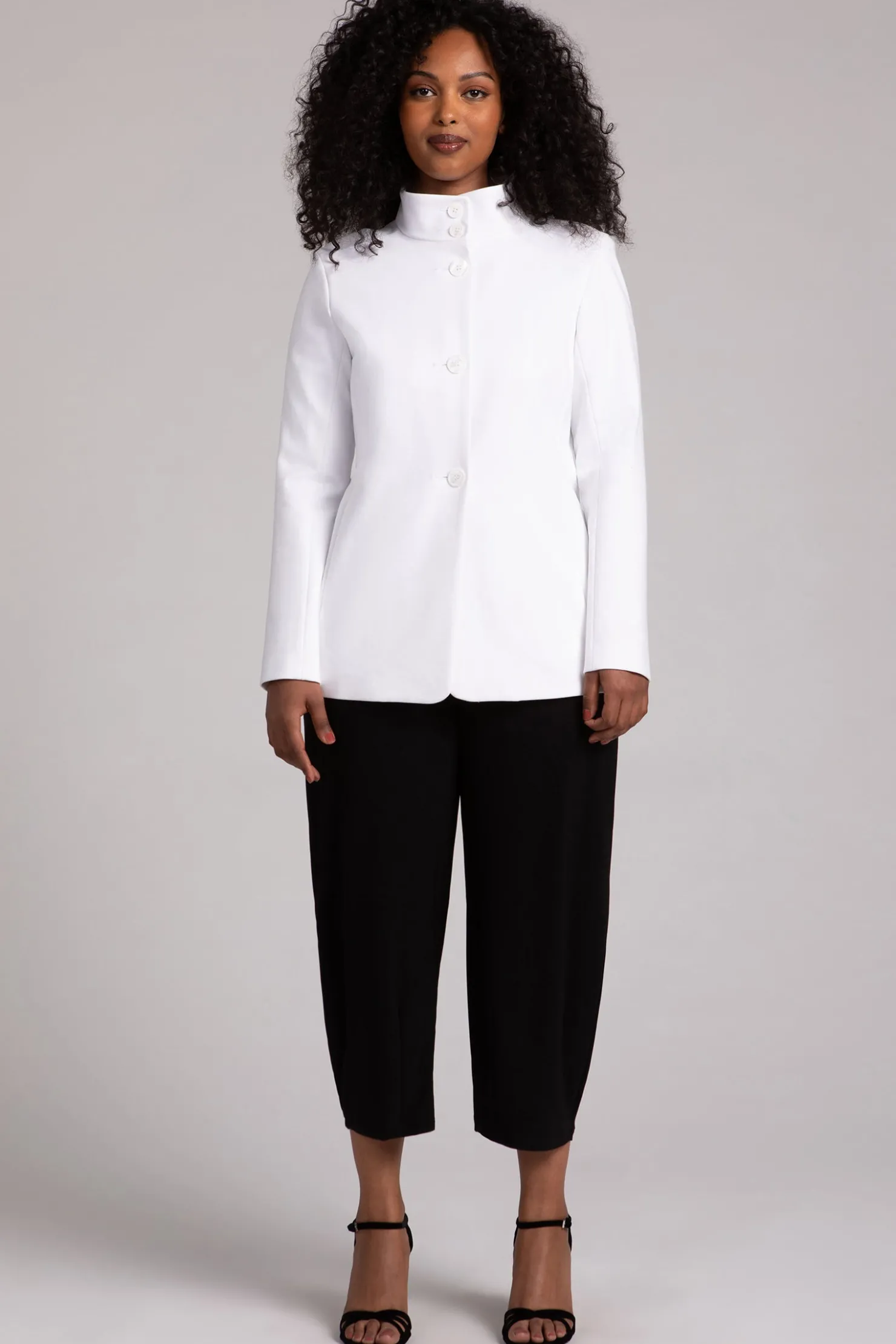 Sympli Jackets & Coats>Ponte Expedition Jacket White