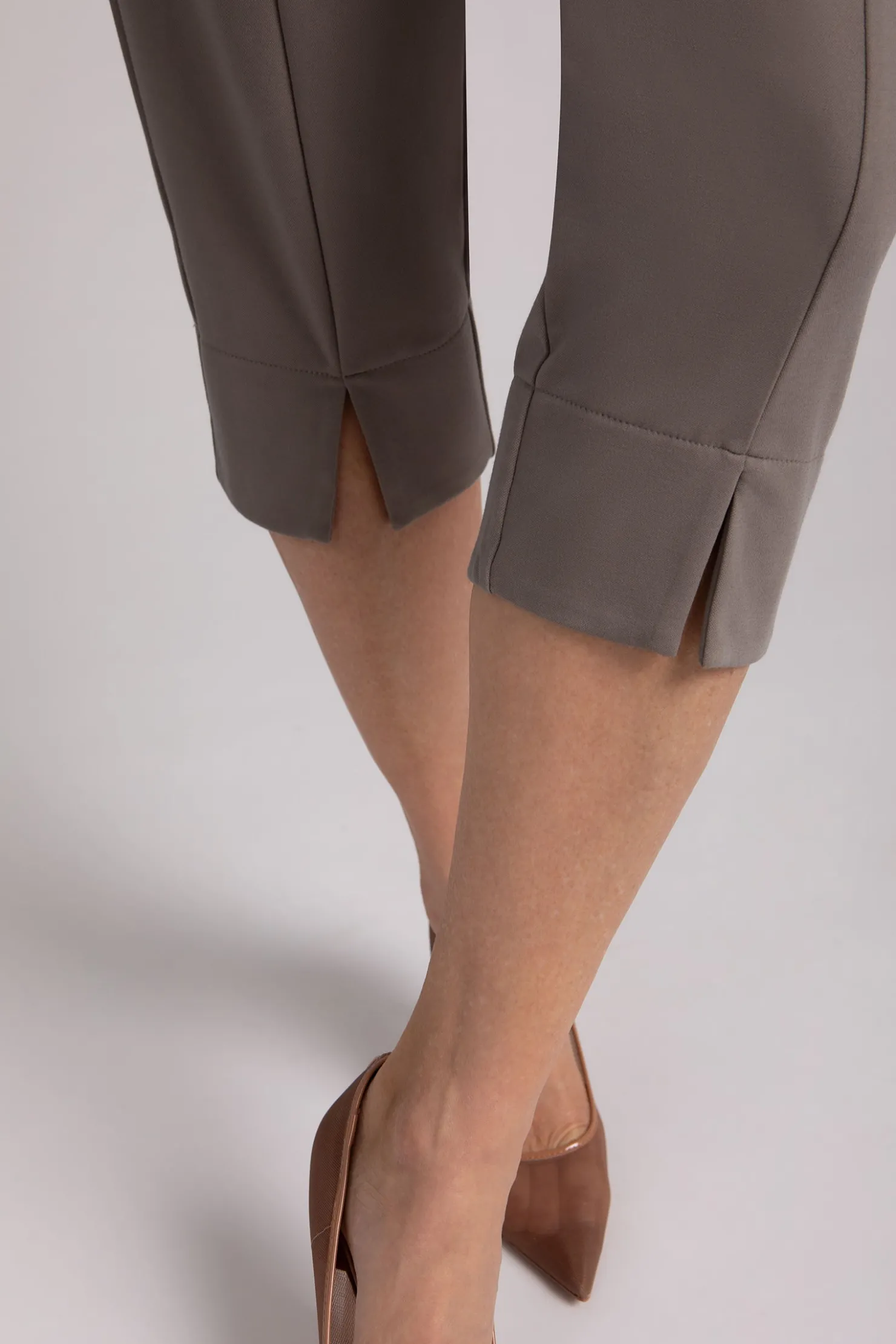 Sympli Bottoms>Ponte Nu Hepburn Capri Taupe