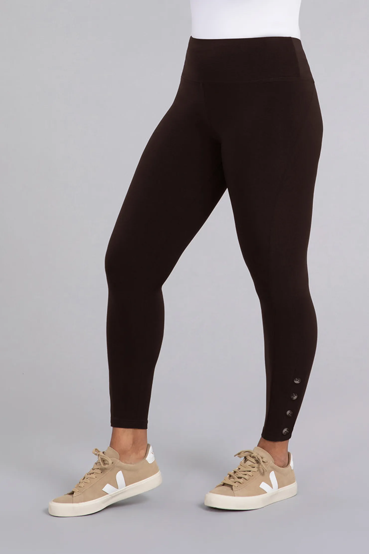 Sympli Bottoms>Quest Legging Coffee