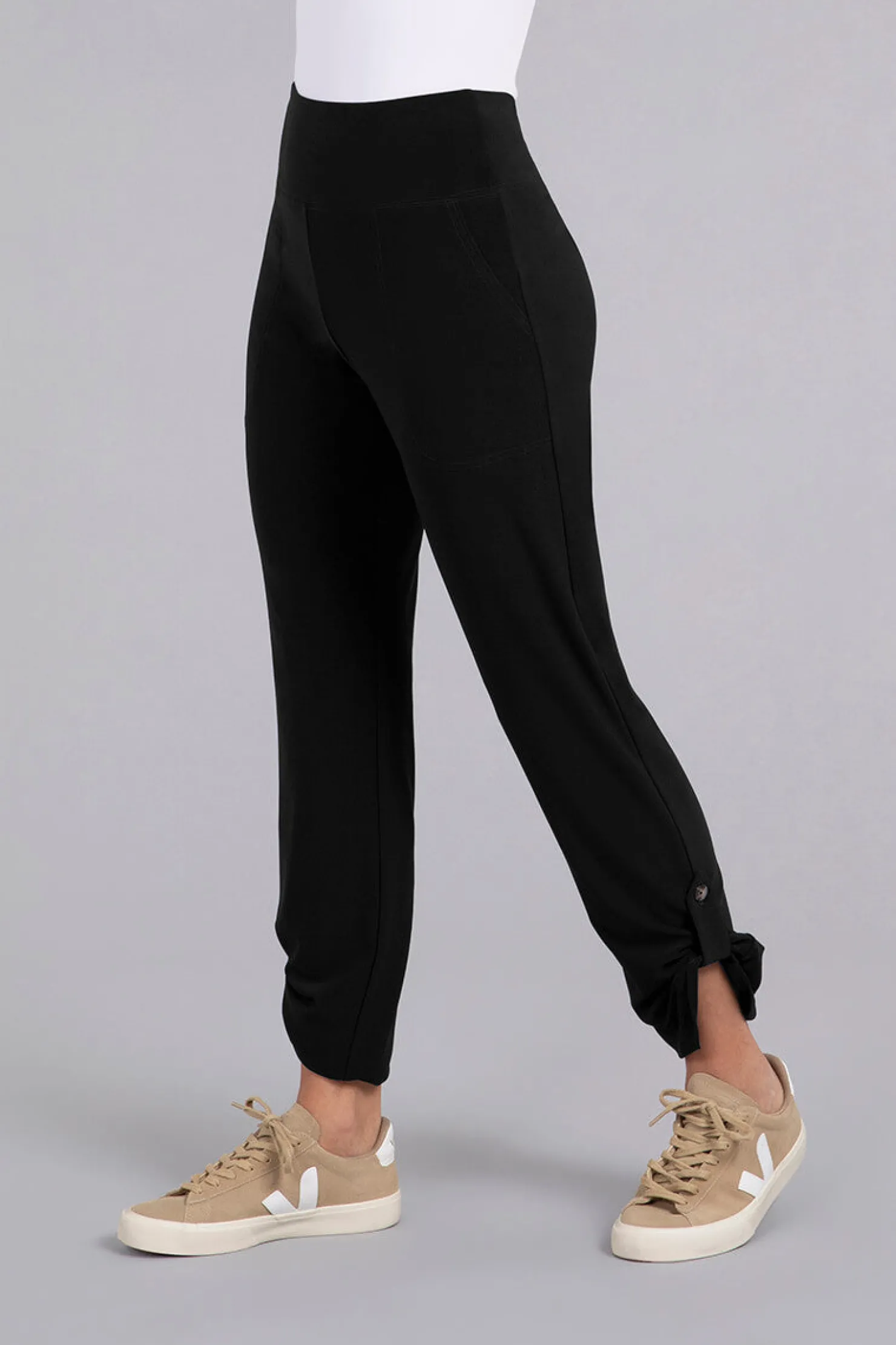 Sympli Bottoms>Quest Pant Black