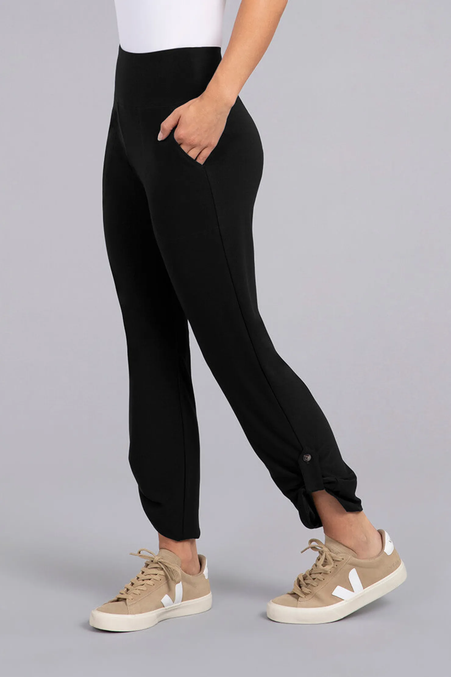Sympli Bottoms>Quest Pant Black