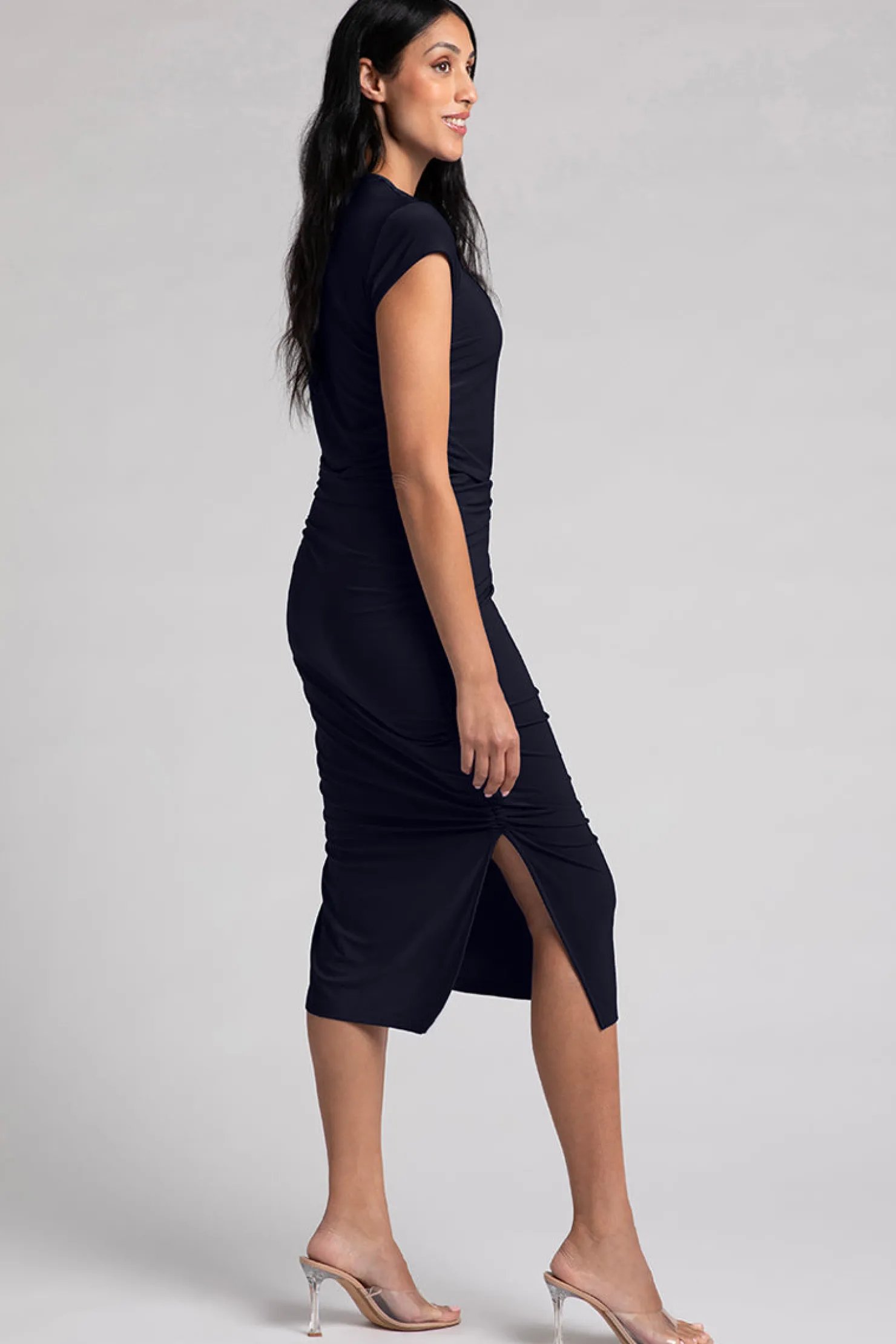 Sympli Dresses>Revelry Dress Navy