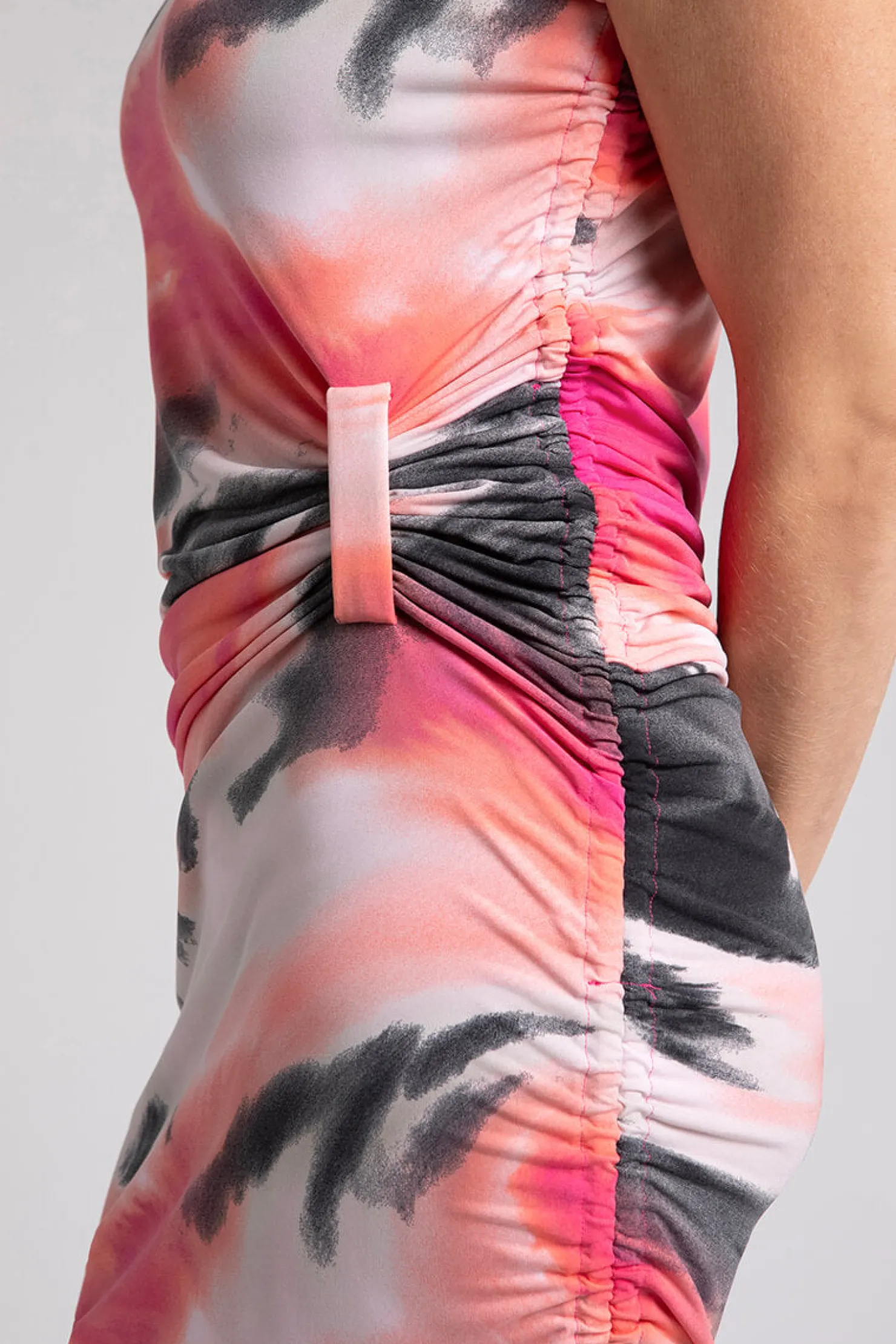 Sympli Dresses>Revelry Dress MarblePrint