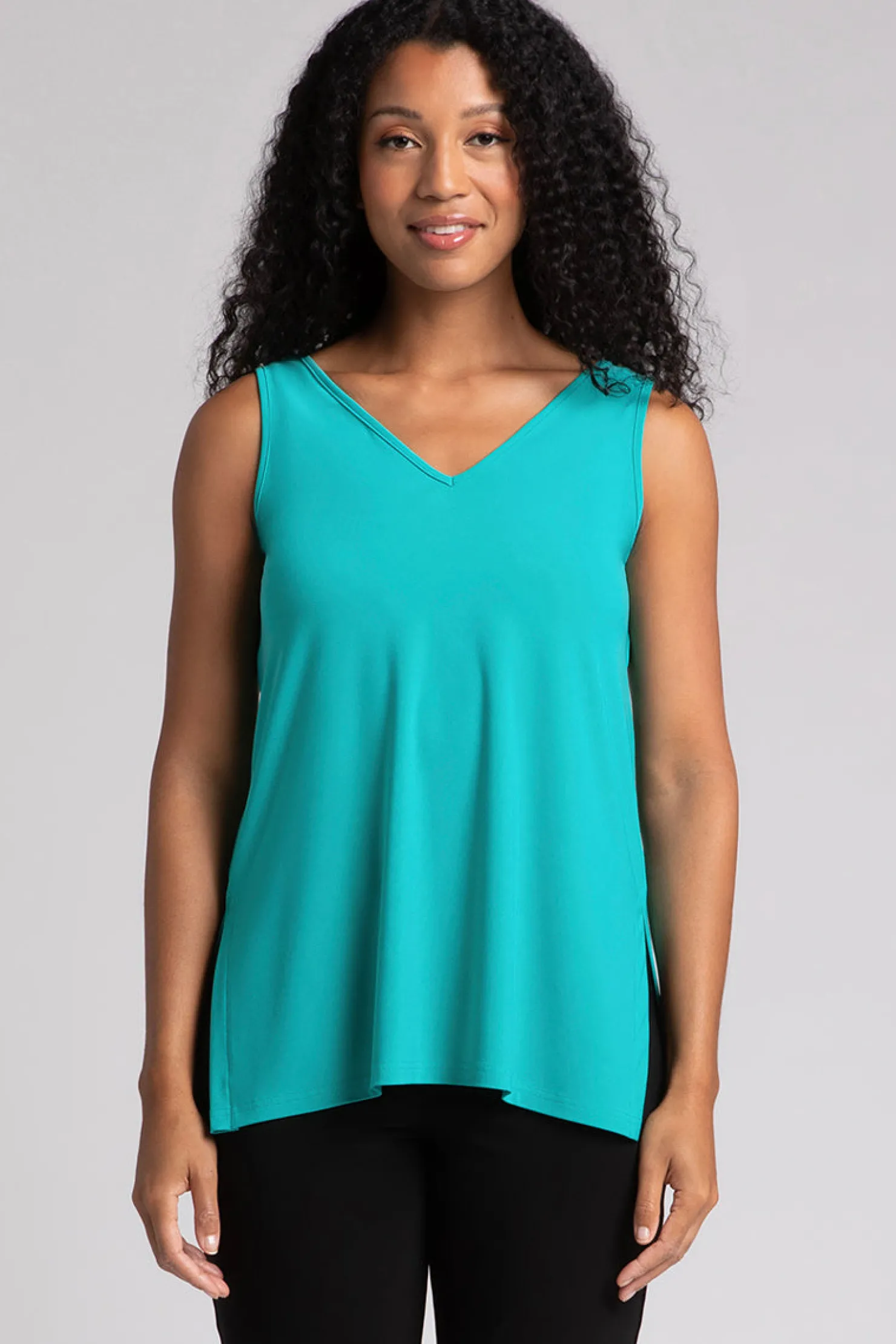Sympli Tops>Reversible Go To Tank Relax Gem