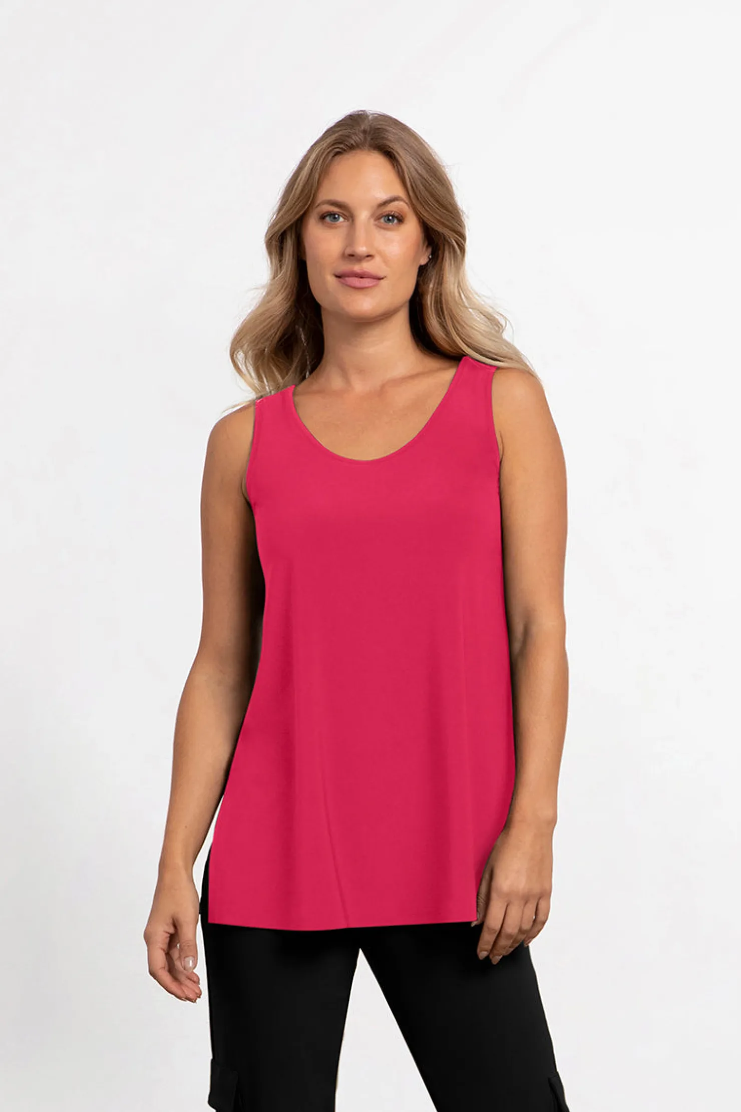 Sympli Tops>Reversible Go To Tank Relax Watermelon
