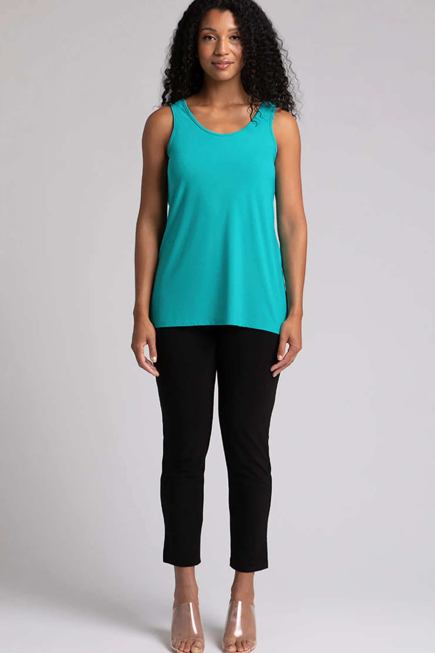Sympli Tops>Reversible Go To Tank Relax Gem