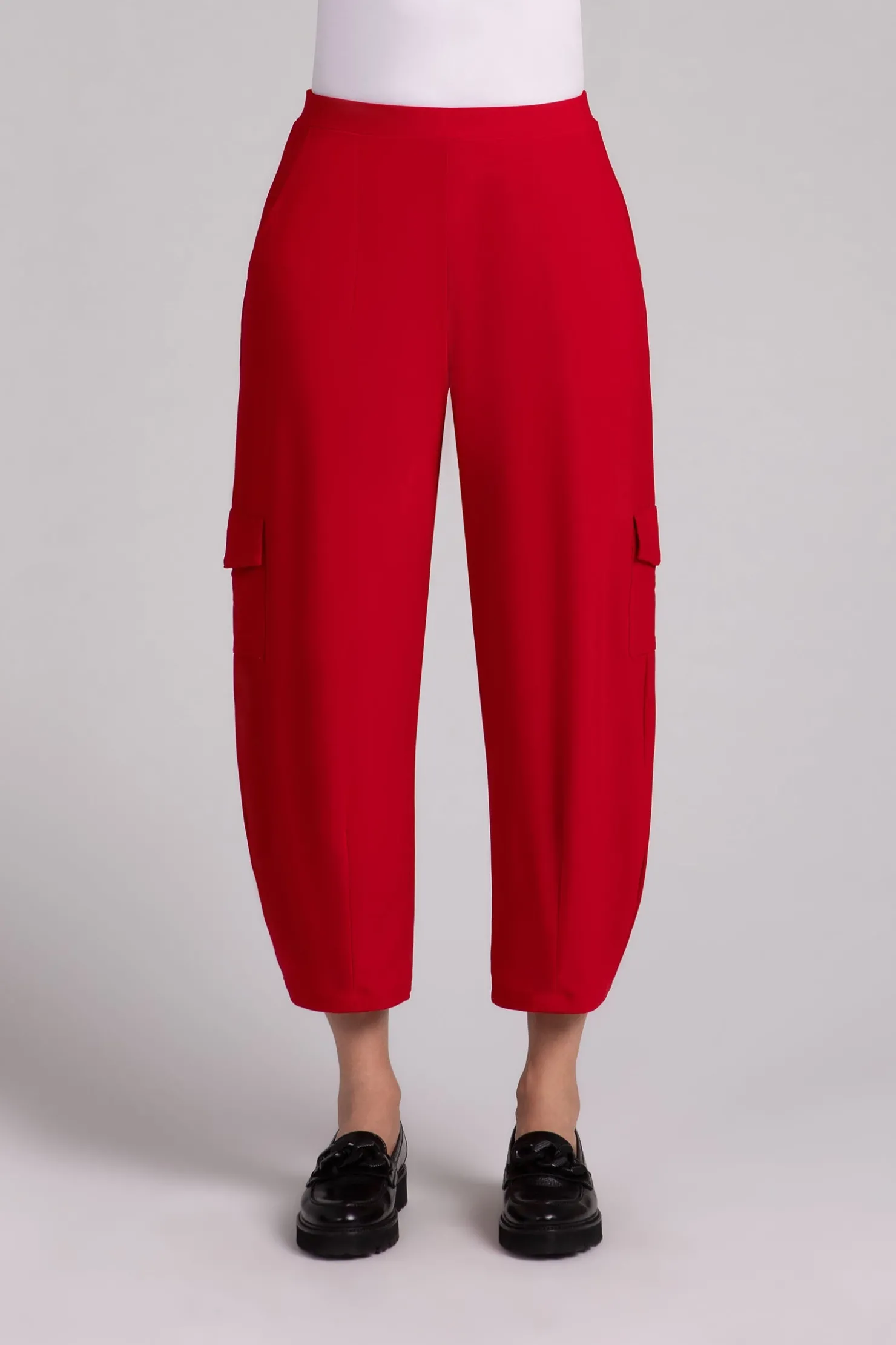 Sympli Bottoms>Safari Narrow Lantern Pant Poppy