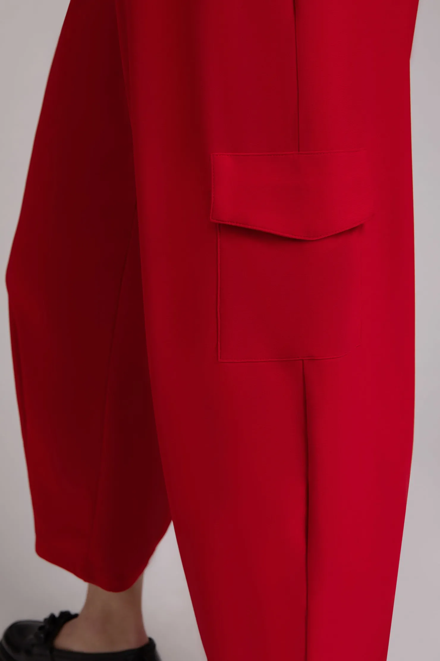 Sympli Bottoms>Safari Narrow Lantern Pant Poppy