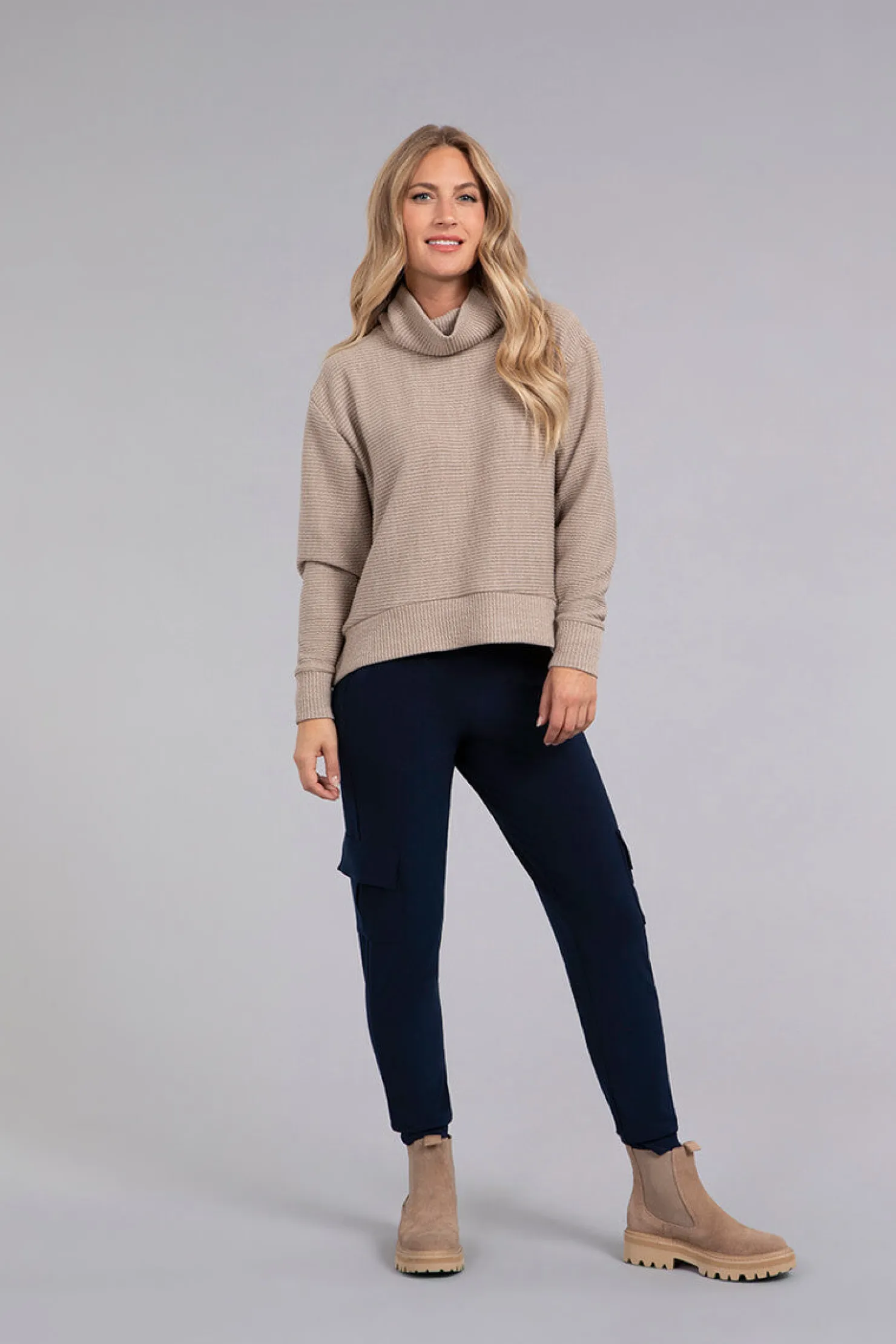 Sympli Bottoms>Safari Pant Navy