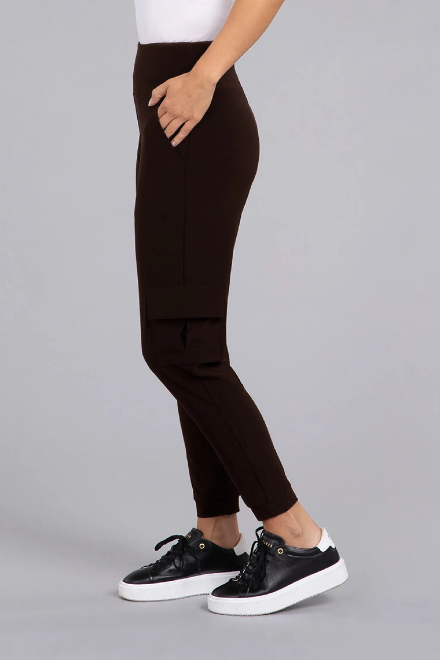 Sympli Bottoms>Safari Pant Coffee