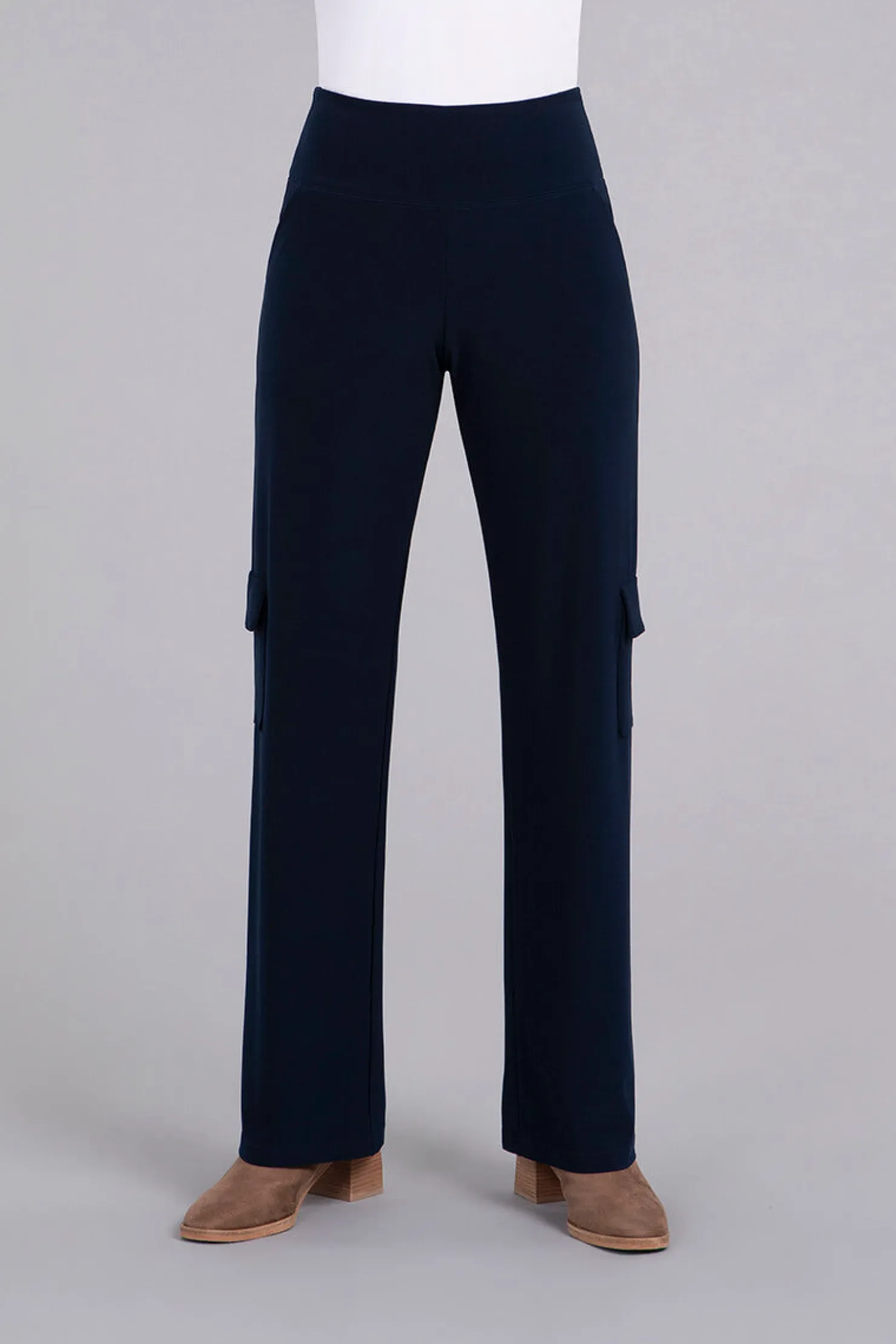 Sympli Bottoms>Safari Straight Leg Pant Navy