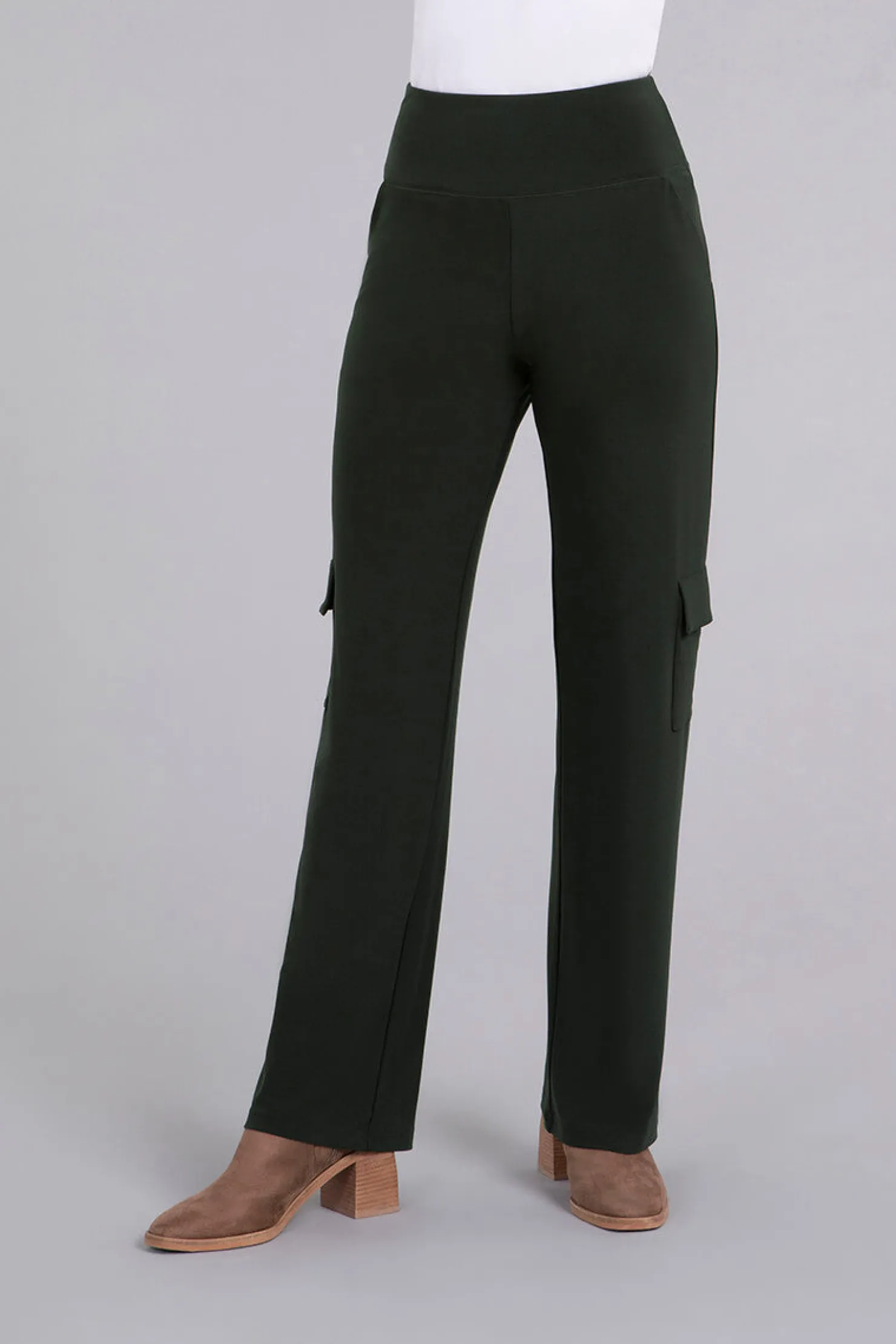 Sympli Bottoms>Safari Straight Leg Pant Seaweed