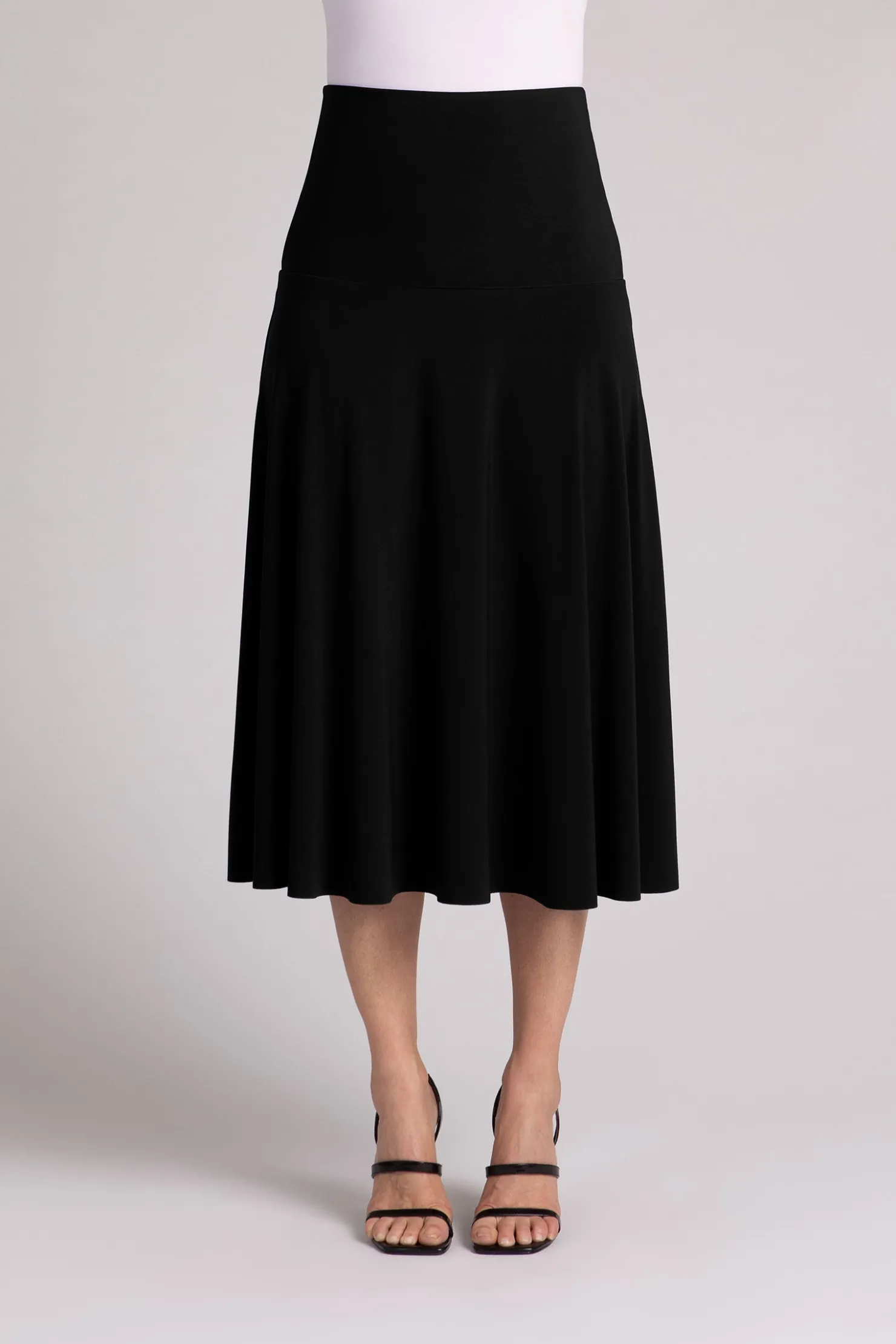 Sympli Bottoms>Skess Even Hem Black