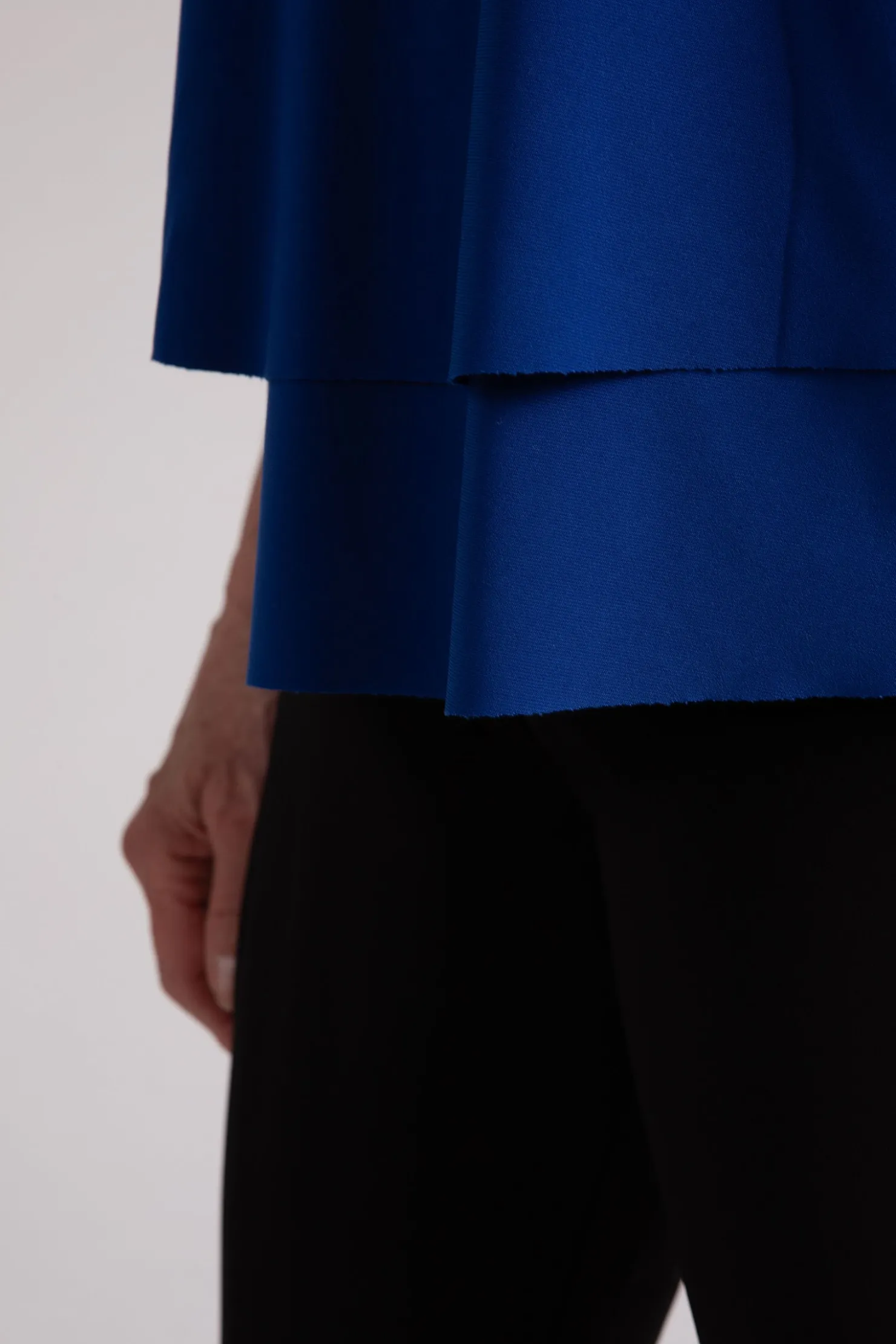 Sympli Tops>Sleeveless Double Layer Shell Twilight