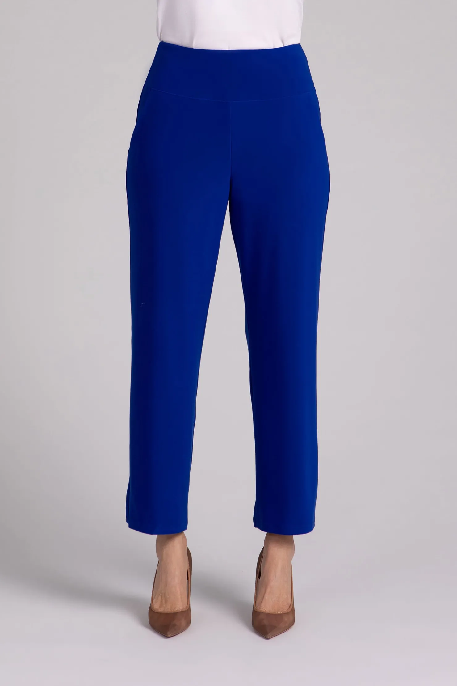 Sympli Bottoms>Straight Leg Ankle Pant Lapis