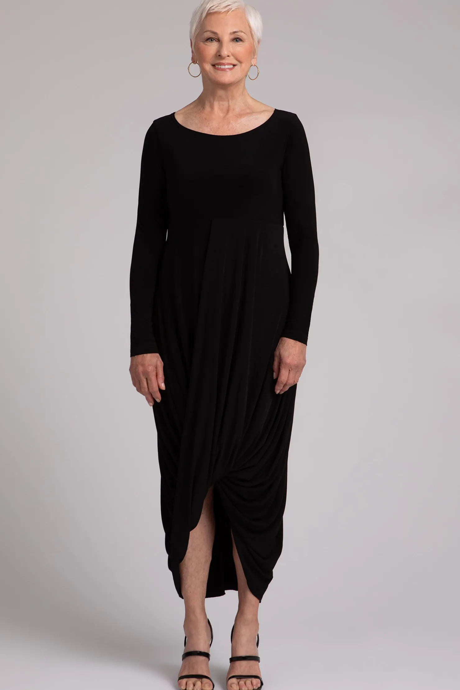 Sympli Dresses>Swag Dress Black