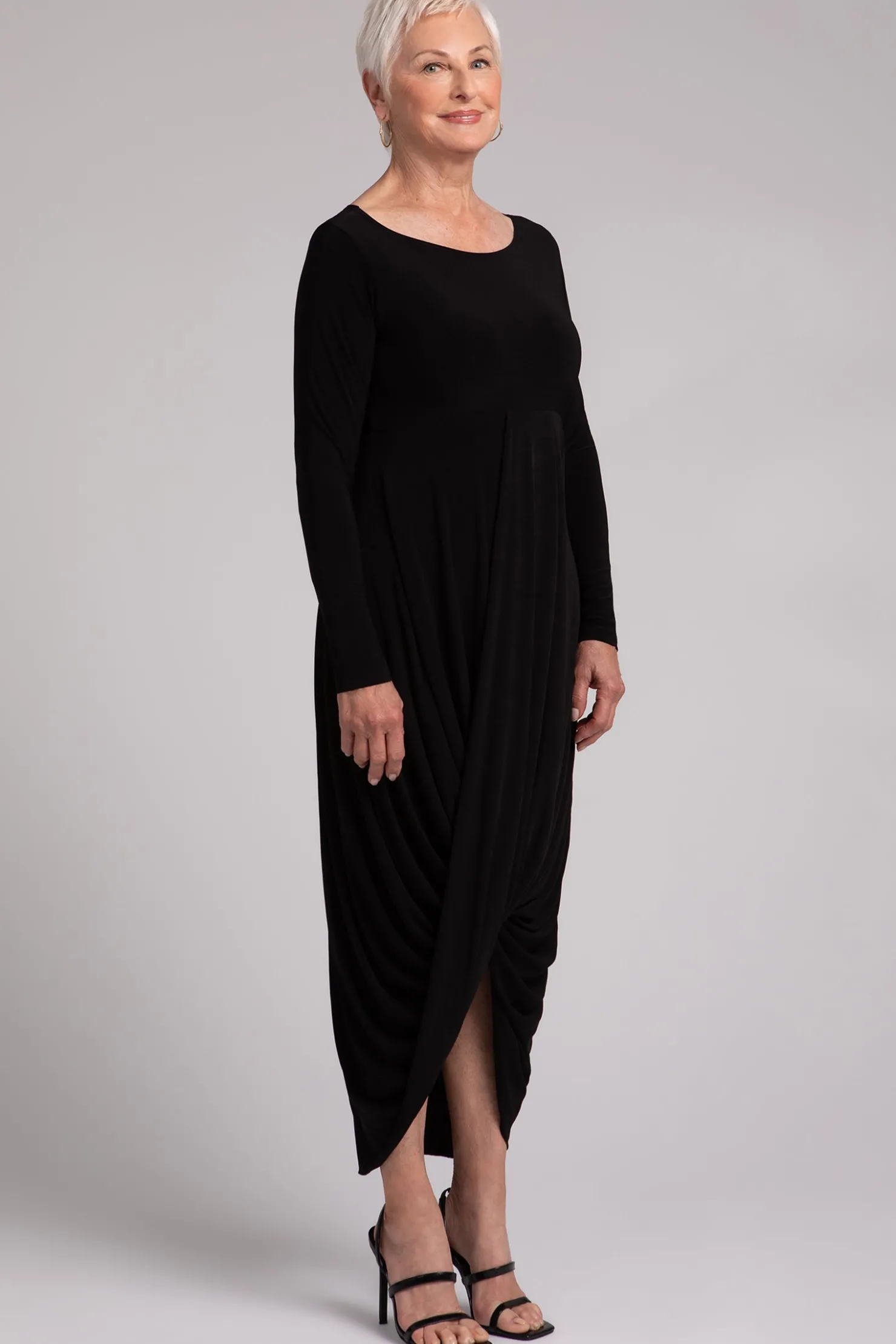 Sympli Dresses>Swag Dress Black