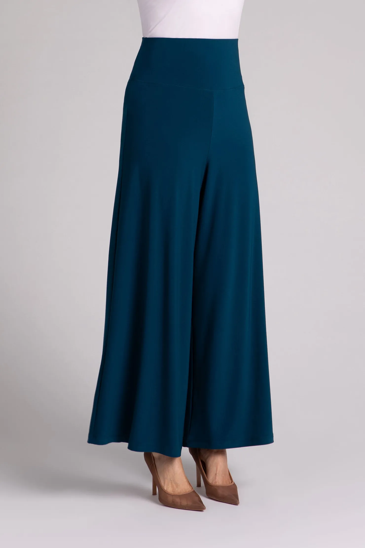 Sympli Bottoms>Trumpet Leg Pant Atlantis