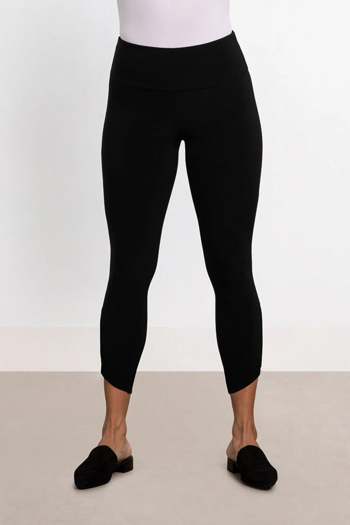 Sympli Bottoms>Twist Legging Black